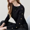 Best Sale ⭐ Karen Millen Envelope Neck Rib Knit Top 🛒 -Karen Millen Outlet store bkk02317 black xl