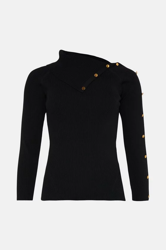 Best Sale โญ Karen Millen Envelope Neck Rib Knit Top ๐ 6 Best Sale โญ Karen Millen Envelope Neck Rib Knit Top ๐ - Image 4