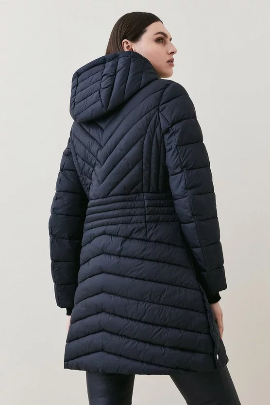 Cheap 😉 Karen Millen Lightweight Puffer Packable Midi 🧥 Coat 🛒 5 Cheap 😉 Karen Millen Lightweight Puffer Packable Midi 🧥 Coat 🛒 - Image 3