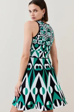 Best deal โค๏ธ Karen Millen Embellished Geo Jacquard Swing Mini ๐ Dress ๐ฅ 10 Best deal โค๏ธ Karen Millen Embellished Geo Jacquard Swing Mini ๐ Dress ๐ฅ -Karen Millen Outlet store bkk02494 green xl 2