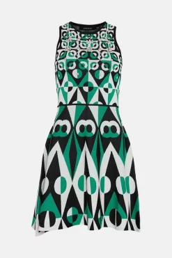 Best deal โค๏ธ Karen Millen Embellished Geo Jacquard Swing Mini ๐ Dress ๐ฅ 11 Best deal โค๏ธ Karen Millen Embellished Geo Jacquard Swing Mini ๐ Dress ๐ฅ -Karen Millen Outlet store bkk02494 green xl 3