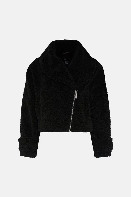 Best Sale 👏 Karen Millen Teddy Short Cosy 🧥 Coat 🎁 5 Best Sale 👏 Karen Millen Teddy Short Cosy 🧥 Coat 🎁 - Image 4