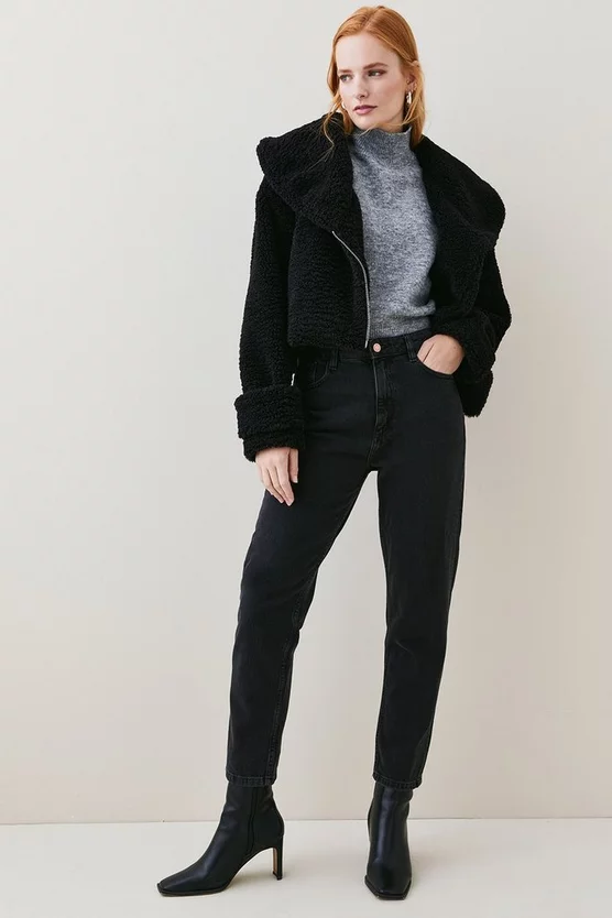 Best Sale 👏 Karen Millen Teddy Short Cosy 🧥 Coat 🎁 6 Best Sale 👏 Karen Millen Teddy Short Cosy 🧥 Coat 🎁 - Image 5