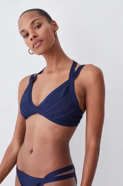 Cheap 🔥 Karen Millen Bandage Double Strap 👙 Bikini Top 😉 13 Cheap 🔥 Karen Millen Bandage Double Strap 👙 Bikini Top 😉 -Karen Millen Outlet store bkk02911 navy xl 4