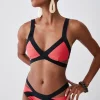 Buy 🤩 Karen Millen Bandage Colour Block Strappy 👙 Bikini Top 👍
