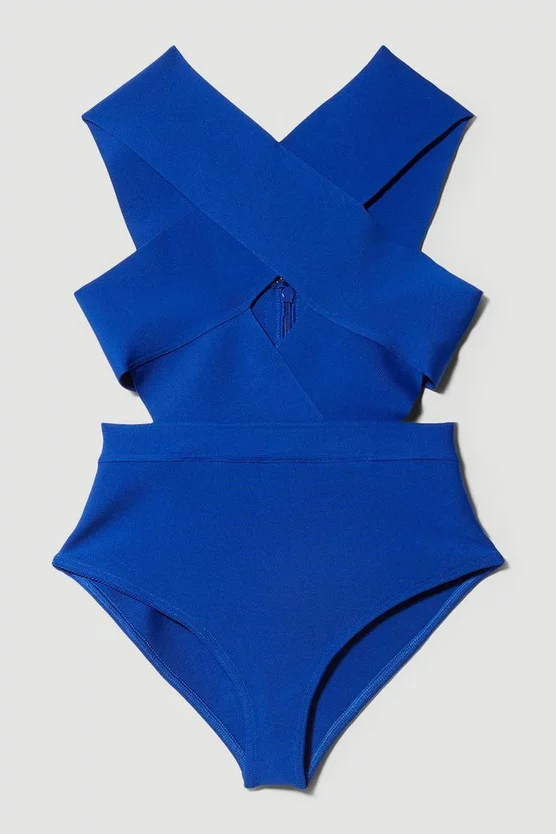 Cheapest โญ Karen Millen Bandage Textured Cross Front ๐ฉฑ Swimsuit ๐ฅ 6 Cheapest โญ Karen Millen Bandage Textured Cross Front ๐ฉฑ Swimsuit ๐ฅ - Image 4