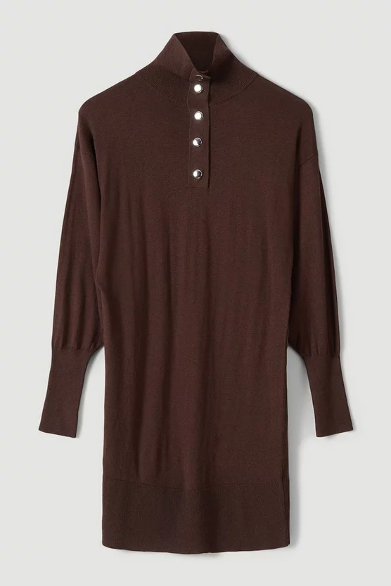 Outlet 😀 Karen Millen Belted Cashmere Blend Knit Tunic 🤩 6 Outlet 😀 Karen Millen Belted Cashmere Blend Knit Tunic 🤩 - Image 4