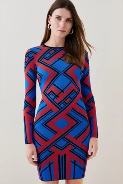 Best deal 🌟 Karen Millen Placement Stripe Jacquard Knit Pencil Mini 👗 Dress 🌟 11 Best deal 🌟 Karen Millen Placement Stripe Jacquard Knit Pencil Mini 👗 Dress 🌟 -Karen Millen Outlet store bkk03087 blue xl 2