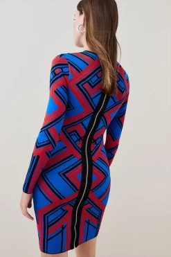 Best deal 🌟 Karen Millen Placement Stripe Jacquard Knit Pencil Mini 👗 Dress 🌟 13 Best deal 🌟 Karen Millen Placement Stripe Jacquard Knit Pencil Mini 👗 Dress 🌟 -Karen Millen Outlet store bkk03087 blue xl 4