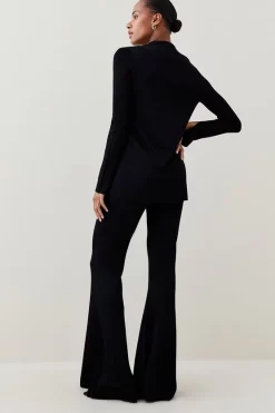 New 🎉 Karen Millen Slinky Jacquard Knit Trousers - black 🛒 9 New 🎉 Karen Millen Slinky Jacquard Knit Trousers - black 🛒 -Karen Millen Outlet store bkk03089 black xl 2