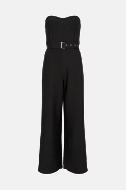 Discount ๐งจ Karen Millen Bustier Bandage Knit Wide Leg Jumpsuit ๐ฅ 12 Discount ๐งจ Karen Millen Bustier Bandage Knit Wide Leg Jumpsuit ๐ฅ -Karen Millen Outlet store bkk03109 black xl 3