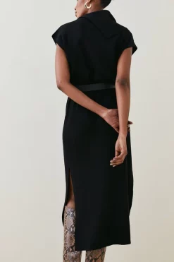 Best Sale ๐ Karen Millen Wool Blend Belted Knit Midaxi ๐ Dress ๐ฏ 14 Best Sale ๐ Karen Millen Wool Blend Belted Knit Midaxi ๐ Dress ๐ฏ -Karen Millen Outlet store bkk03120 black xl 5