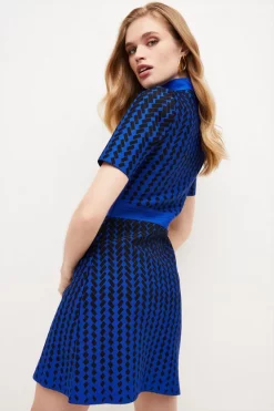 Coupon ❤️ Karen Millen Faded Geo Jacquard Bandage Knit Mini 👗 Dress - cobalt 😍 9 Coupon ❤️ Karen Millen Faded Geo Jacquard Bandage Knit Mini 👗 Dress - cobalt 😍 -Karen Millen Outlet store bkk03217 cobalt xl 2