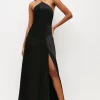 Cheap 🎁 Karen Millen Satin Back Crepe Halter Maxi 👗 Dress ✔️ 2 Cheap 🎁 Karen Millen Satin Back Crepe Halter Maxi 👗 Dress ✔️ -Karen Millen Outlet store bkk03249 black xl