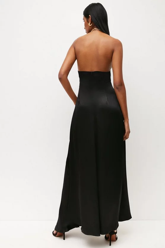 Cheap π Karen Millen Satin Back Crepe Halter Maxi π Dress βοΈ 5 Cheap π Karen Millen Satin Back Crepe Halter Maxi π Dress βοΈ - Image 3