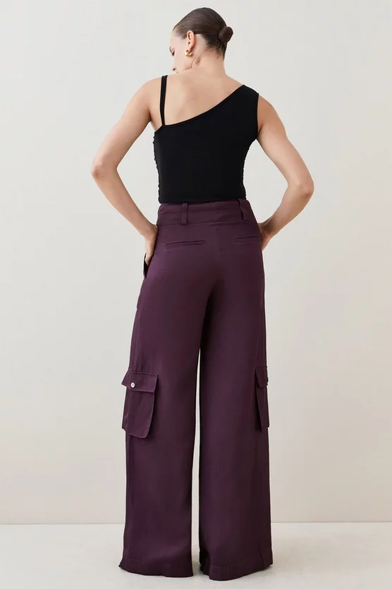 Promo ๐งจ Karen Millen Utility Viscose Twill Combat Trouser ๐ฏ 5 Promo ๐งจ Karen Millen Utility Viscose Twill Combat Trouser ๐ฏ - Image 3