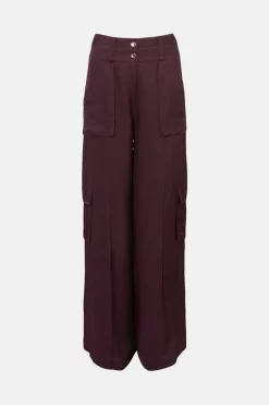 Promo ๐งจ Karen Millen Utility Viscose Twill Combat Trouser ๐ฏ 11 Promo ๐งจ Karen Millen Utility Viscose Twill Combat Trouser ๐ฏ -Karen Millen Outlet store bkk04047 purple xl 3