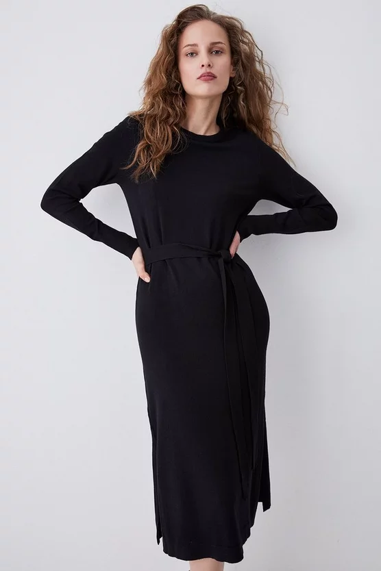 Coupon ๐ Karen Millen Viscose Blend Tie Waisted Knitted Midi ๐ Dress ๐ 4 Coupon ๐ Karen Millen Viscose Blend Tie Waisted Knitted Midi ๐ Dress ๐ - Image 2