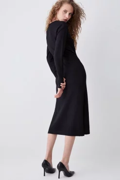 Coupon ๐ Karen Millen Viscose Blend Tie Waisted Knitted Midi ๐ Dress ๐ 11 Coupon ๐ Karen Millen Viscose Blend Tie Waisted Knitted Midi ๐ Dress ๐ -Karen Millen Outlet store bkk04273 black xl 2