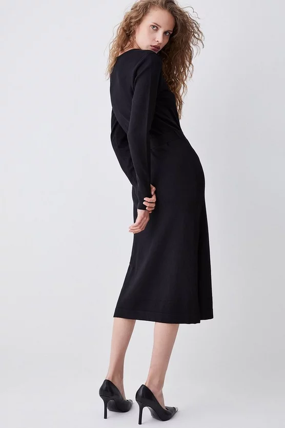 Coupon ๐ Karen Millen Viscose Blend Tie Waisted Knitted Midi ๐ Dress ๐ 5 Coupon ๐ Karen Millen Viscose Blend Tie Waisted Knitted Midi ๐ Dress ๐ - Image 3