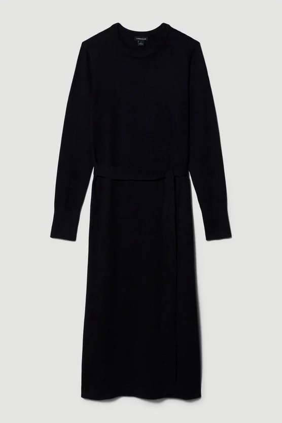 Coupon ๐ Karen Millen Viscose Blend Tie Waisted Knitted Midi ๐ Dress ๐ 6 Coupon ๐ Karen Millen Viscose Blend Tie Waisted Knitted Midi ๐ Dress ๐ - Image 4