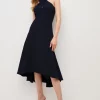 Discount ๐ Karen Millen Soft Tailored Cross Over Neck High Low Midi ๐ Dress ๐ 1 Discount ๐ Karen Millen Soft Tailored Cross Over Neck High Low Midi ๐ Dress ๐ -Karen Millen Outlet store bkk04429 navy xl