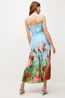 Flash Sale โญ Karen Millen Poppy Meadow Pleated Midi ๐ Dress - floral ๐ 9 Flash Sale โญ Karen Millen Poppy Meadow Pleated Midi ๐ Dress - floral ๐ -Karen Millen Outlet store bkk04591 floral xl 2