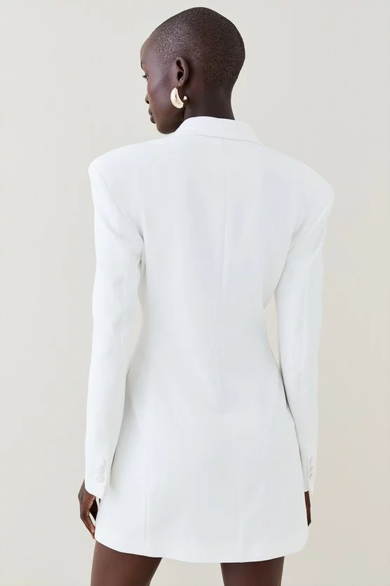 Coupon ๐ฅ Karen Millen Strong Shoulder Zip Front Mini ๐ Dress - ivory ๐ 5 Coupon ๐ฅ Karen Millen Strong Shoulder Zip Front Mini ๐ Dress - ivory ๐ - Image 3