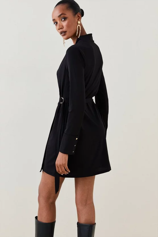 Promo ๐ Karen Millen Slinky Buckle Detail Wrap Jersey Mini ๐ Dress ๐ 7 Promo ๐ Karen Millen Slinky Buckle Detail Wrap Jersey Mini ๐ Dress ๐ - Image 5