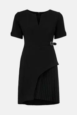Best reviews of 😀 Karen Millen Tailored Military Pleat Short Sleeve Mini 👗 Dress ⌛ -Karen Millen Outlet store bkk04739 black xl 4