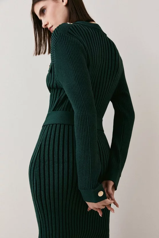Best deal 🤩 Karen Millen Belted Utility Rib Knitted Mini 👗 Dress ⭐ 7 Best deal 🤩 Karen Millen Belted Utility Rib Knitted Mini 👗 Dress ⭐ - Image 5