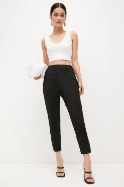 Flash Sale โ Karen Millen Petite Essential Techno Woven Crop Trouser ๐งจ