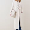 Cheapest ❤️ Karen Millen Shawl Neck Belted Rib Cardigan 🎁 1 Cheapest ❤️ Karen Millen Shawl Neck Belted Rib Cardigan 🎁 -Karen Millen Outlet store bkk05030 ivory xl
