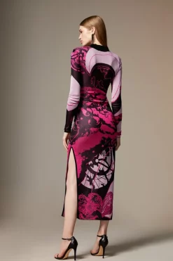 Hot Sale 🥰 Karen Millen British Museum Slinky Knit Star Mapped Jacquard Midaxi 👗 Dress - multi 🥰 12 Hot Sale 🥰 Karen Millen British Museum Slinky Knit Star Mapped Jacquard Midaxi 👗 Dress - multi 🥰 -Karen Millen Outlet store bkk05048 multi xl 4