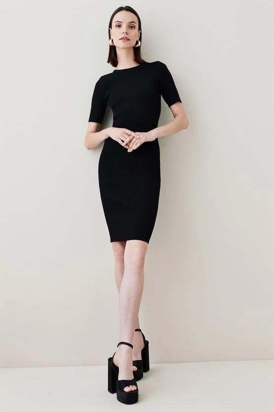 Coupon ๐ Karen Millen Lace Back Rib Knit Midi ๐ Dress ๐ 4 Coupon ๐ Karen Millen Lace Back Rib Knit Midi ๐ Dress ๐ - Image 2