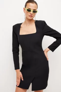 Promo 🛒 Karen Millen Corset Waist Open Back Mini 👗 Dress 😉