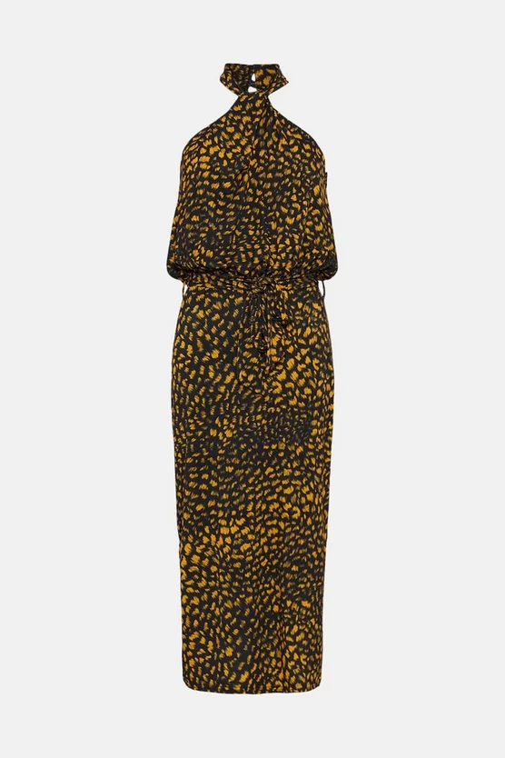 Brand new ๐ Karen Millen Animal Print Jersey Column Maxi ๐ Dress ๐ 6 Brand new ๐ Karen Millen Animal Print Jersey Column Maxi ๐ Dress ๐ - Image 4
