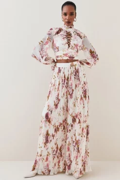 New π― Karen Millen Lydia Millen Floral Ruffle Chiffon Blouse π 12 New π― Karen Millen Lydia Millen Floral Ruffle Chiffon Blouse π -Karen Millen Outlet store bkk05485 floral xl 3