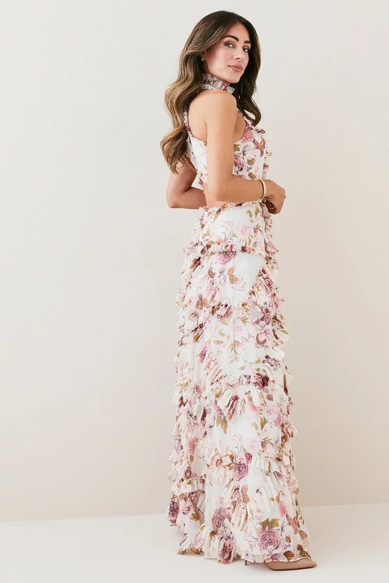 Coupon π Karen Millen Lydia Millen Floral Ruffle Chiffon Maxi π₯° 4 Coupon π Karen Millen Lydia Millen Floral Ruffle Chiffon Maxi π₯° - Image 2