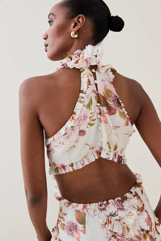Coupon π Karen Millen Lydia Millen Floral Ruffle Chiffon Maxi π₯° 9 Coupon π Karen Millen Lydia Millen Floral Ruffle Chiffon Maxi π₯° - Image 7