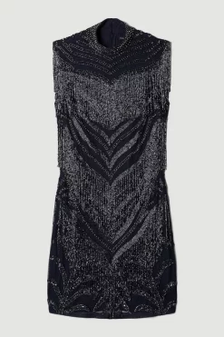 Best reviews of 🛒 Karen Millen Deco Crystal Embellished High Neck Mini 👗 Dress - gun metal 🛒 11 Best reviews of 🛒 Karen Millen Deco Crystal Embellished High Neck Mini 👗 Dress - gun metal 🛒 -Karen Millen Outlet store bkk05748 gun20metal xl 3