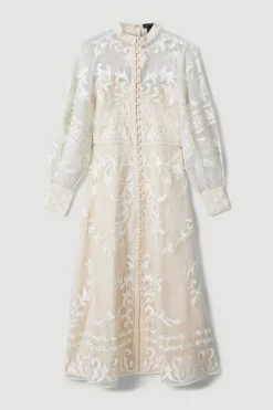 Buy π₯° Karen Millen Lydia Millen Baroque Applique Woven Midi - neutral 𧨠14 Buy π₯° Karen Millen Lydia Millen Baroque Applique Woven Midi - neutral 𧨠-Karen Millen Outlet store bkk05832 neutral xl 5