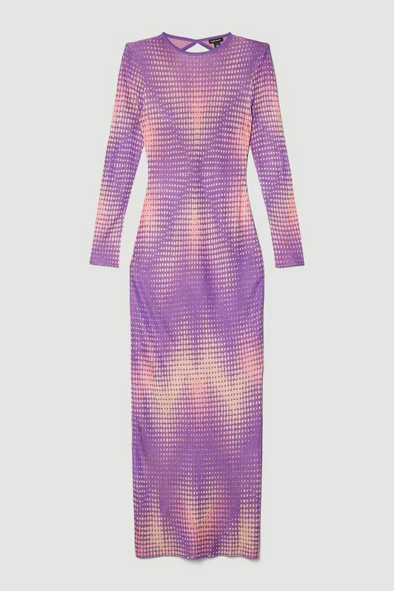 Discount ๐ Karen Millen Mirrored Knitted Maxi Column ๐ Dress - purple โ๏ธ 6 Discount ๐ Karen Millen Mirrored Knitted Maxi Column ๐ Dress - purple โ๏ธ - Image 4