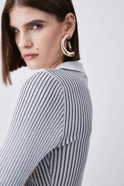 Wholesale π Karen Millen Buttoned Collar Pocket Front Jumper - grey π 14 Wholesale π Karen Millen Buttoned Collar Pocket Front Jumper - grey π -Karen Millen Outlet store bkk05891 grey xl 5