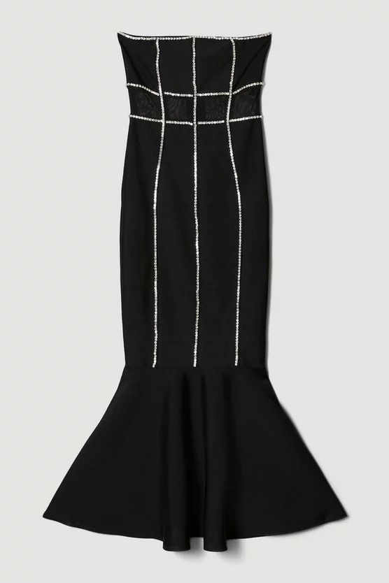 Top 10 ๐ Karen Millen Bandage Bandeau Mesh Knit Maxi ๐ Dress - black ๐ฅ 6 Top 10 ๐ Karen Millen Bandage Bandeau Mesh Knit Maxi ๐ Dress - black ๐ฅ - Image 4