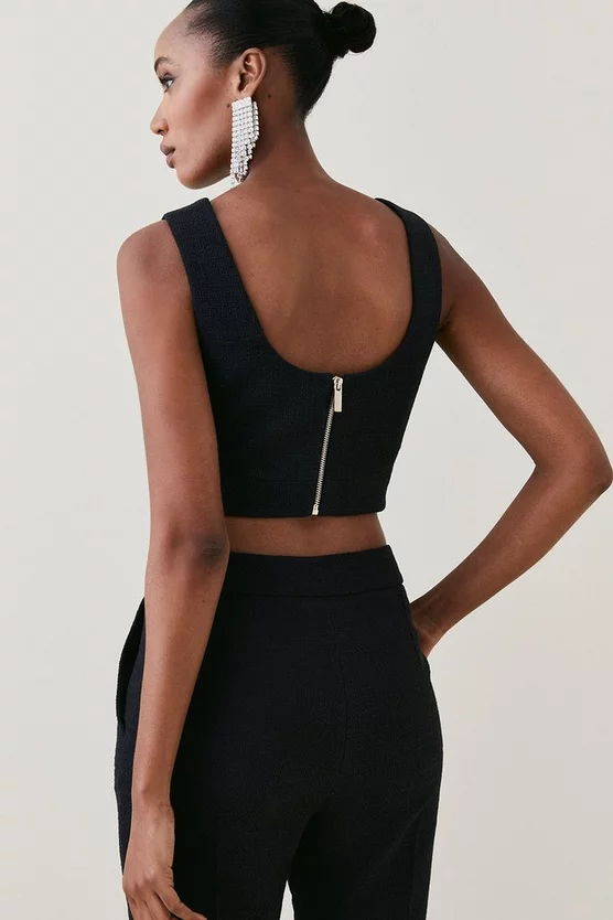 Best deal 🛒 Karen Millen Boucle Bralet Top 🔔 5 Best deal 🛒 Karen Millen Boucle Bralet Top 🔔 - Image 3