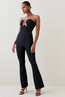 Best reviews of 💯 Karen Millen Knitted Bandage Corset Detail Jumpsuit 🛒