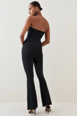 Best reviews of 💯 Karen Millen Knitted Bandage Corset Detail Jumpsuit 🛒 -Karen Millen Outlet store bkk06097 black xl 2