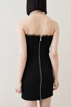 Deals 😉 Karen Millen Tassle And Ponte Bardot Mini 👗 Dress 👏 10 Deals 😉 Karen Millen Tassle And Ponte Bardot Mini 👗 Dress 👏 -Karen Millen Outlet store bkk06142 black xl 2