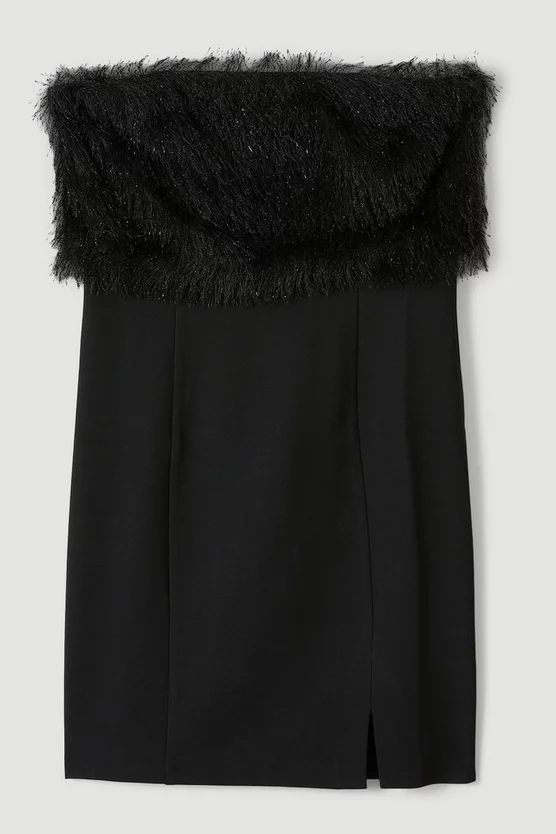 Deals 😉 Karen Millen Tassle And Ponte Bardot Mini 👗 Dress 👏 6 Deals 😉 Karen Millen Tassle And Ponte Bardot Mini 👗 Dress 👏 - Image 4